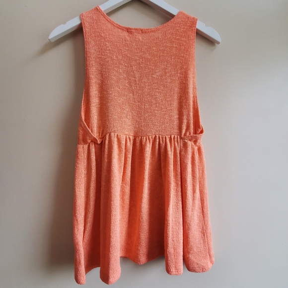 Pins & Needles peach colour sleeveless empire waist top wide armhole XS - Picture 2 of 6